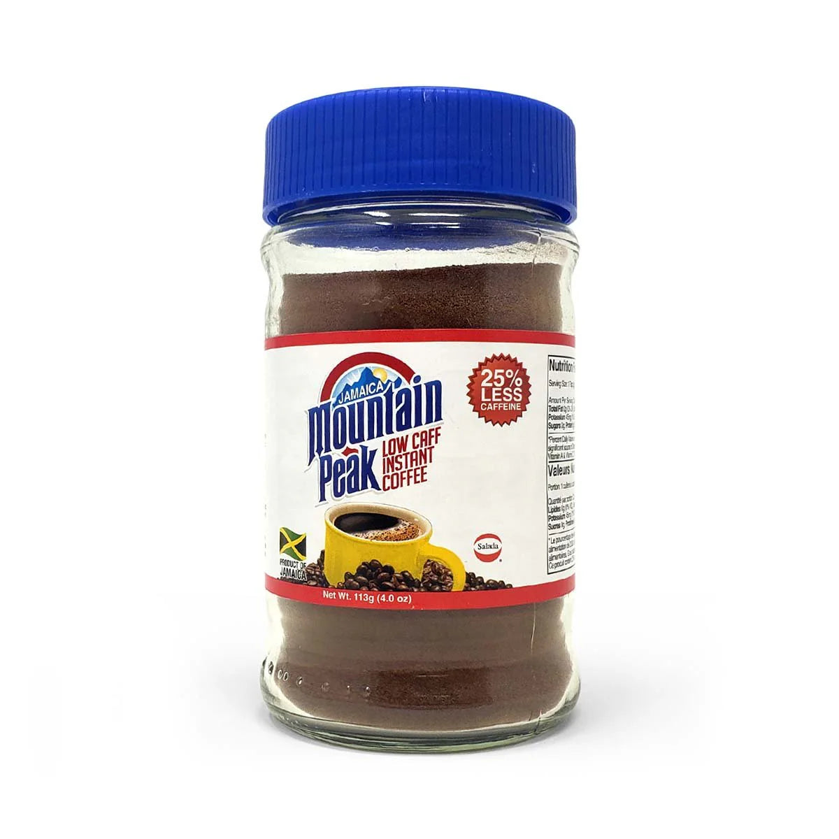 Jamaica Mountain Peak Low Caffeine Instant Coffee, 4oz